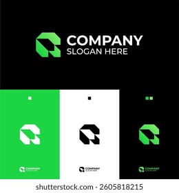 LETTER R MODERN LOGO DESIGN TEMPLATE