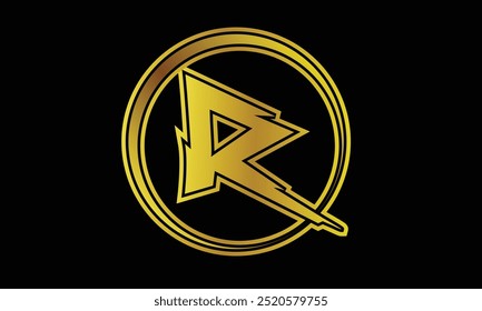 letter R modern logo vector
