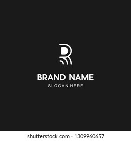 Letter R Monogram Abstract Creative Modern Business Logo