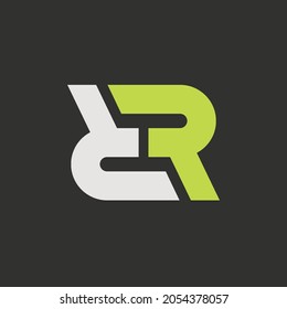Letter R Monogram Abstract Logo Template for your business or company
