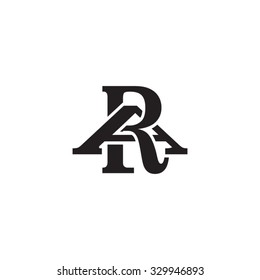 letter A and R monogram logo