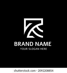 Letter R Monogram Logo Design