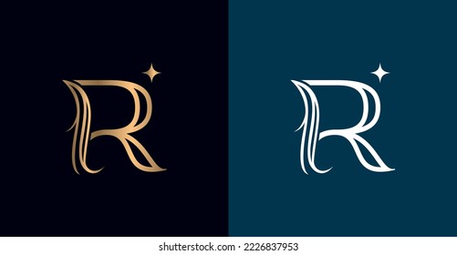 Letter R Monogram Logo design