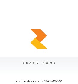 Letter R Monogram Simple Vector Logo Template