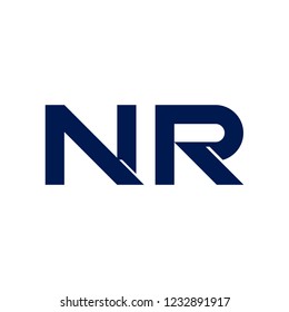 Letter R and N Vector Logo. 