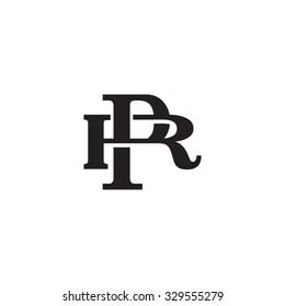 letter R and P monogram logo