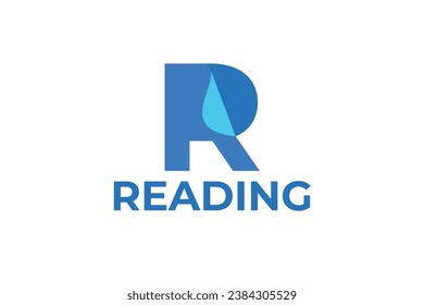 letter r page vector template logo design