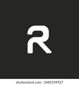 letter R professional business logo vector illustration template design