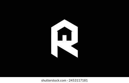 Letter R Real Estate Home Logo