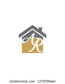 Letter A and R Real Estate Logo Icon 001