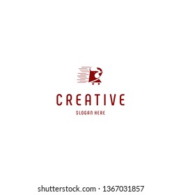 Letter R Red Rooster Creative Business Logo Design 