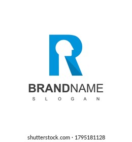 Letter R, Robotic Logo Design Inspiration