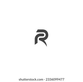 Letter R, RR logo design template.