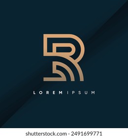 Letter R and S design element idea with creative concept high resolution vector