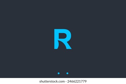 letter r with shark logo design vector silhouette illustration