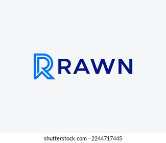 Letter R Simple Monogram Logo