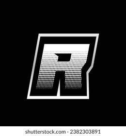 Letter R Speed Logo Design Template Inspiration, Vector Illustration For Sticker, Racing.
