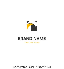 Letter R Square Abstract Creative Modern Business Logo