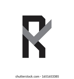 Letter R stylisches Design der Vektorillustration