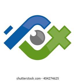 letter R and T logo vector.