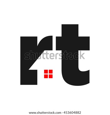 letter R and T logo vector.