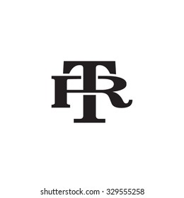 letter R and T monogram logo