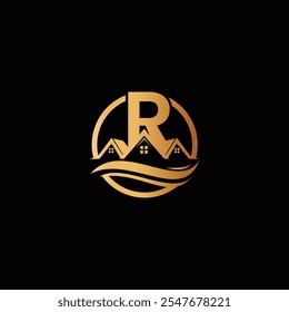 Letter R Tech Logo Design illustration. R Tech Digital Logo Design template