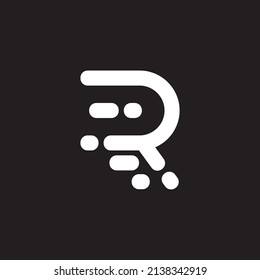 Letra r tech Royalty Free Vector Image , logotipo de carta R