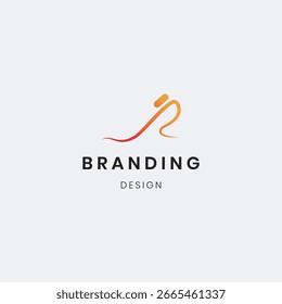 Letra "R" y "TR" logotipo de monograma de cinta aislado 