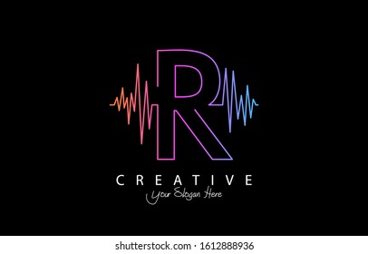 Letter R Trendy Design Logo Concept Stock Vector (Royalty Free ...