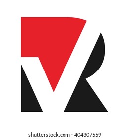 Letter R V Logo Vector Stock Vector (Royalty Free) 404307559 | Shutterstock