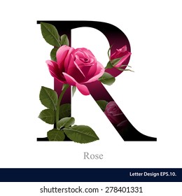 Flower Letter R High Res Stock Images Shutterstock