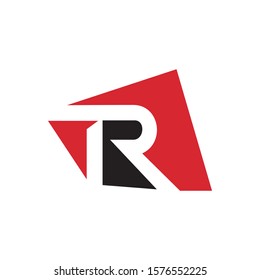 Letter R vector logo design. R letter logo design vector illustration template.	

