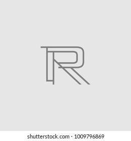 letter R vector logo template