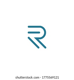 Letter R Vector Logo Template