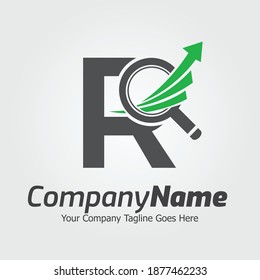 Letter R vector logo template, Colorful Letter R logo, Financial Company Logo, Financial Institute Advisors Logo Design Template Vector Icon