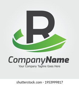 Letter R vector logo template, Colorful Letter R logo, Financial Company Logo, Financial Institute Advisors Logo Design Template Vector Icon