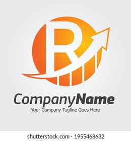 Letter R vector logo template, Colorful Letter R logo, Financial Company Logo, Financial Institute Advisors Logo Design Template Vector Icon