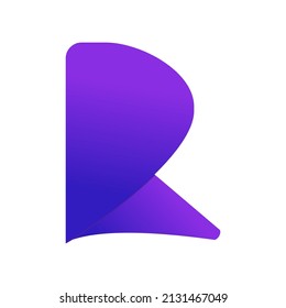 Icono de plantilla de logotipo de vector R de carta