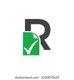 Letter R vector logo template, Colorful Letter R logo, Financial Company Logo, Financial Institute Advisors Logo Design Template Vector Icon
