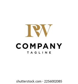 
Letter R and W vector logo template.eps