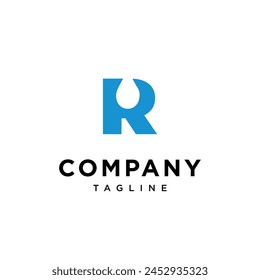 Letter R Water Drop Logo icon vector template.eps