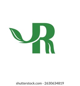Letter R Wellness and Nature Logo - Nature,Eco care,Health and Wellness Logo Design Idea