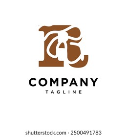 Letter R Wood logo icon vector 