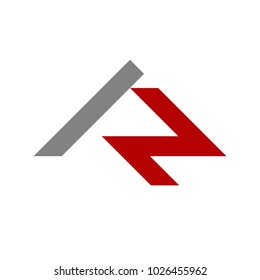 letter R and Z vector logo.