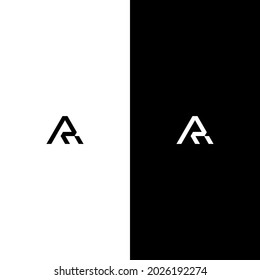 letter RA, AR modern unique logo