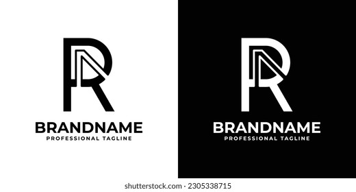 Letter RA oder AR Monogram Logo, geeignet für Unternehmen mit RA oder AR Initialen.