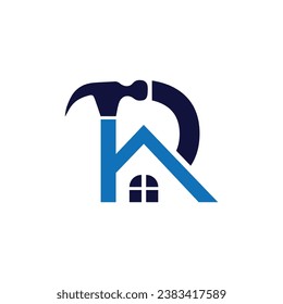 Letter RA HOME logo icon design template elements