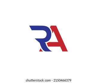 Letter RA Logo Design Symbol Konzept Vektorsymbol Element.