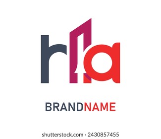 
Letter ra logo design template